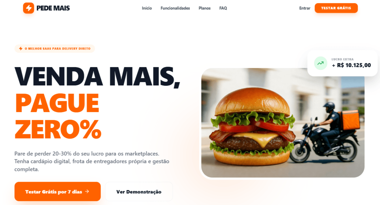 Interface real de Pede Mais Tucuruí
